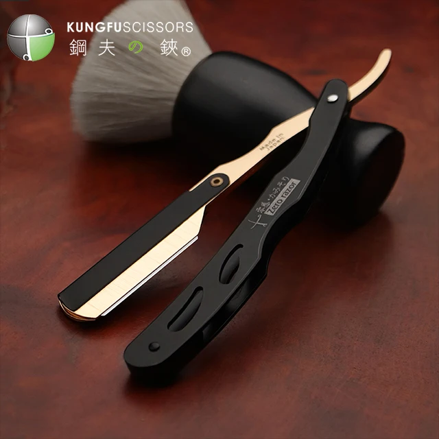 Single Blade Razors Stainless Steel Beard Folding Barber Shaver Knife Tools Professional Barber Straight Edge Shaving Razor