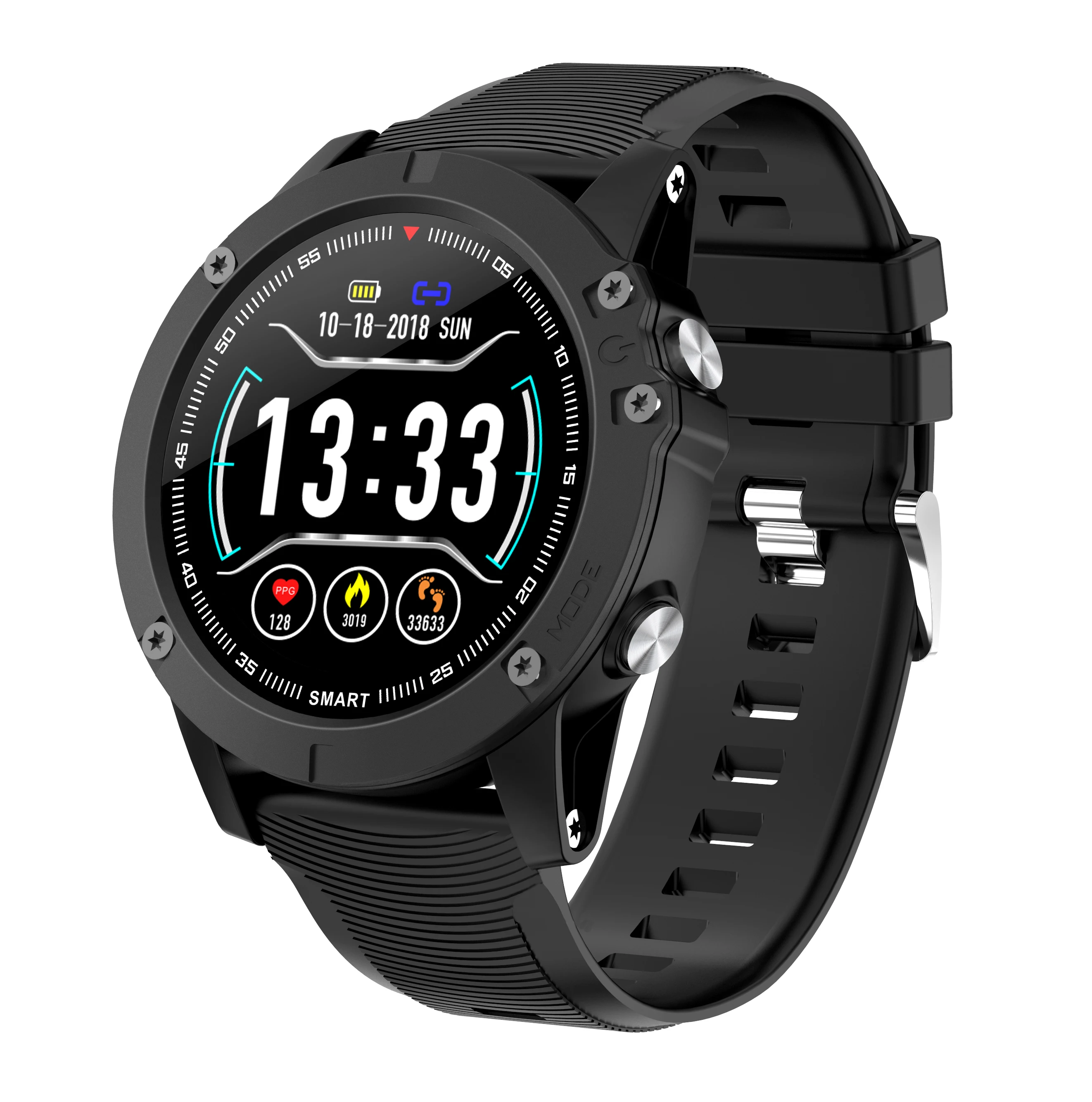 Hipo S58 man smart watch blood pressure heart rate monitor ip68