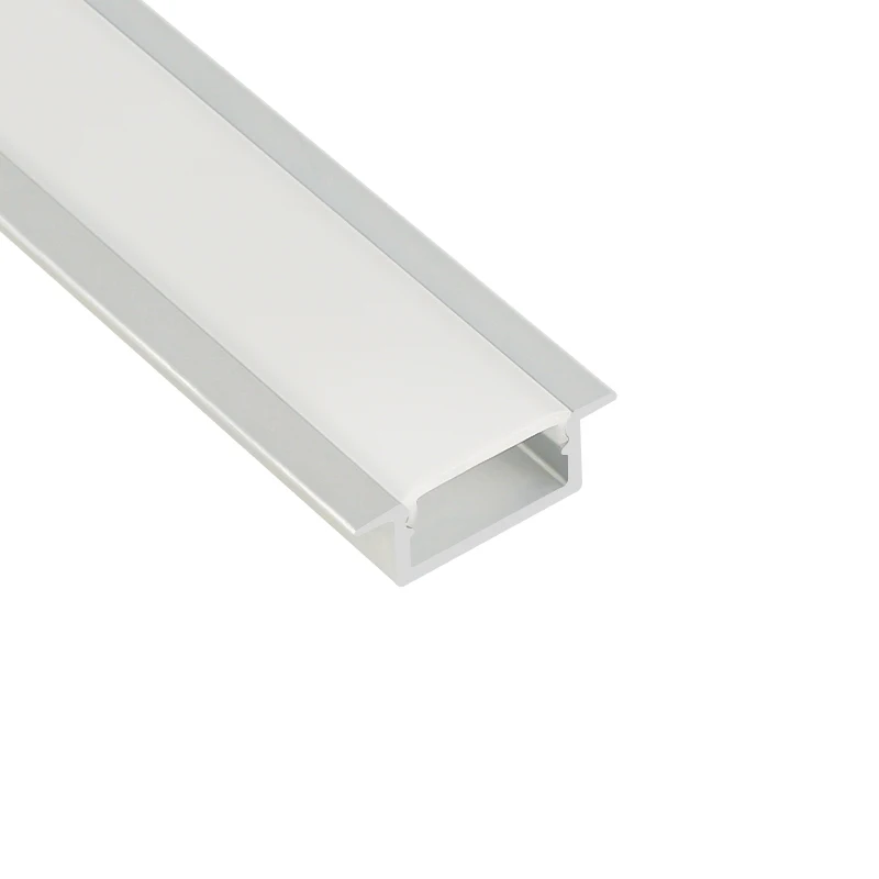 Wholesale Customization 20.6*7mm Linear U Shape Recessed Extrusion Aluminum Channel LED Aluminum Profile