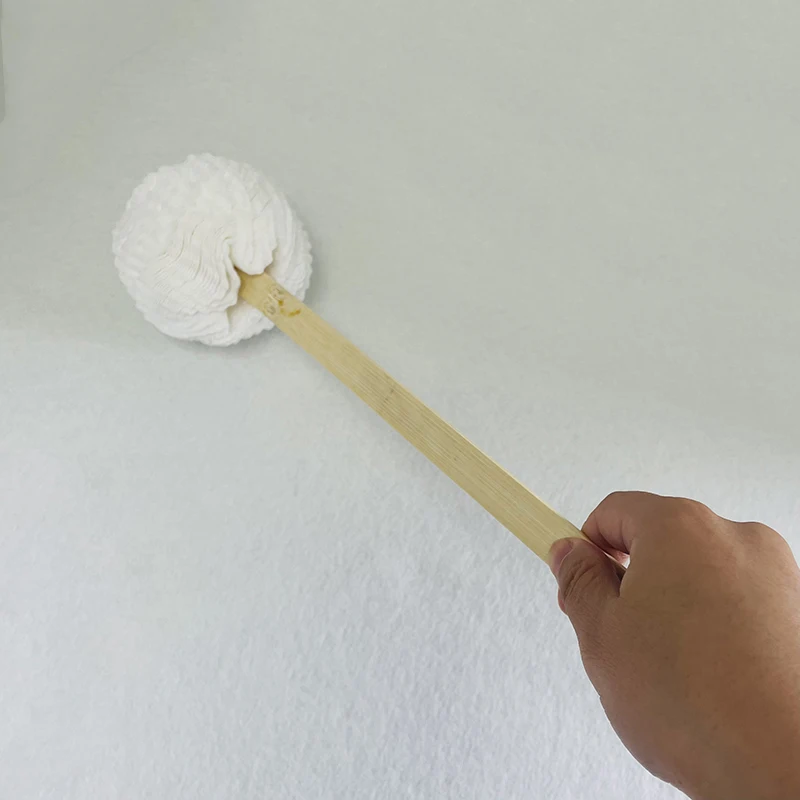 Esun 100% Degradable Disposable Toilet Brush Single Use Non-woven Fabrics Toilet Cleaning Brush