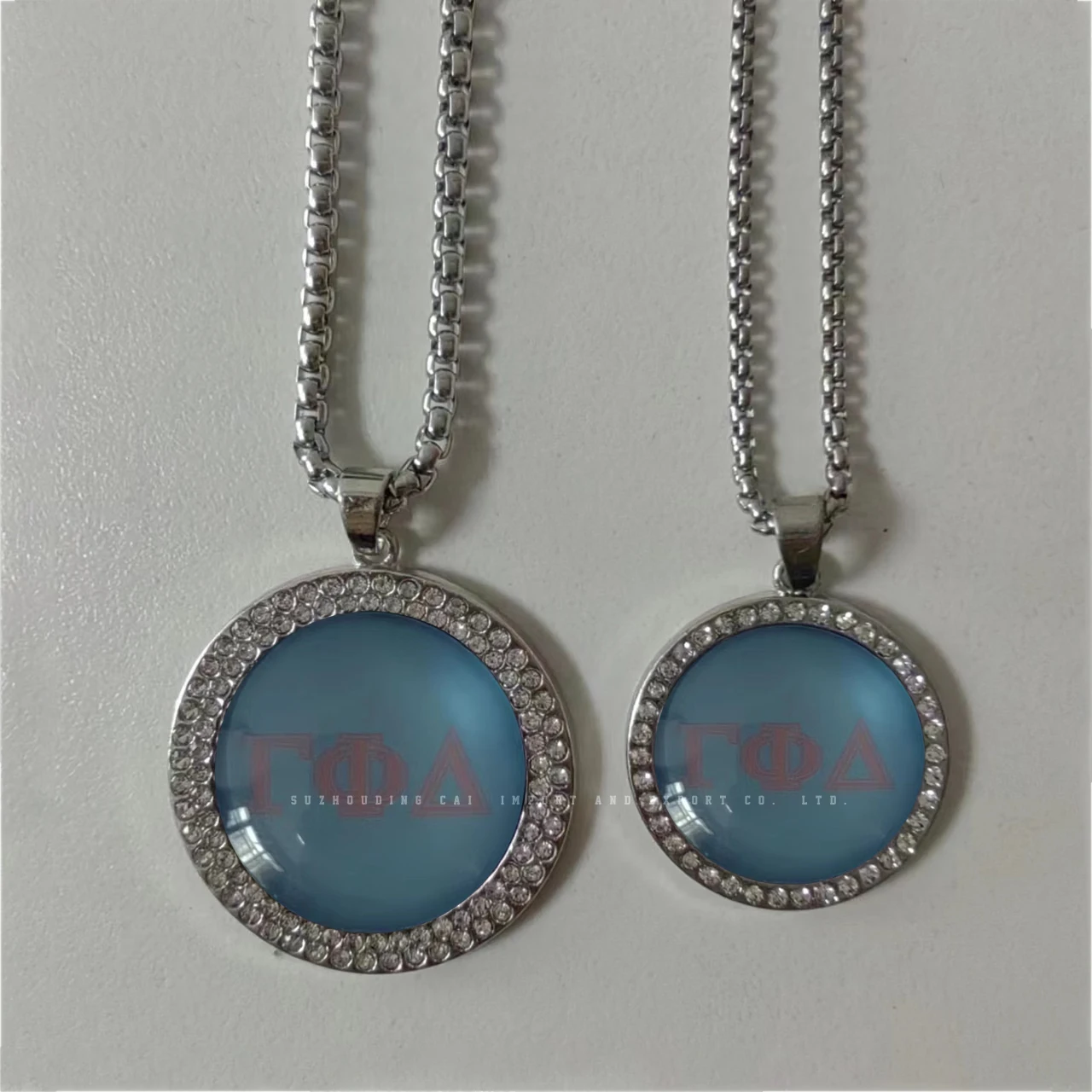 2 Sizes New Arrival Stainless Steel  Gamma Phi Delta Life Member  Women Necklace