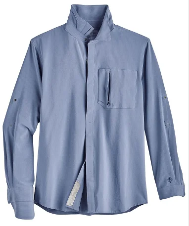 
fishing shirt quick dry uv protection for fishing for man outdoor shirt with button breathable fabric 