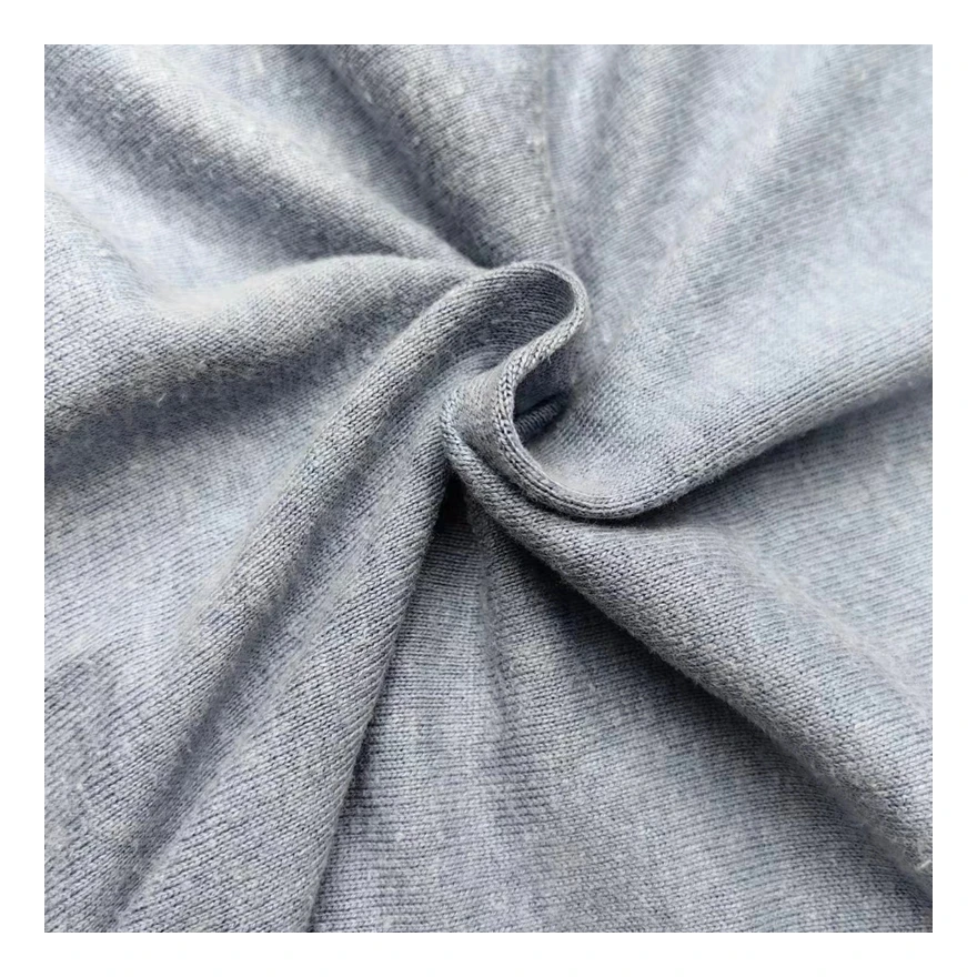 22025-55%hemp 45%Tencel- High quality single jersey hemp fabric for clothing