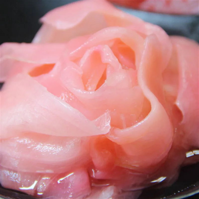 Quality Wholesale  Gengibre Em Conserva Eingelegter Gingembre Japanese Slices Sweet Pickled Sushi Ginger