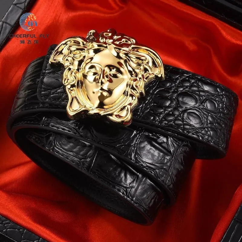 Classic Design Top Luxury Quality Real leather Famous Branded Belt for Men