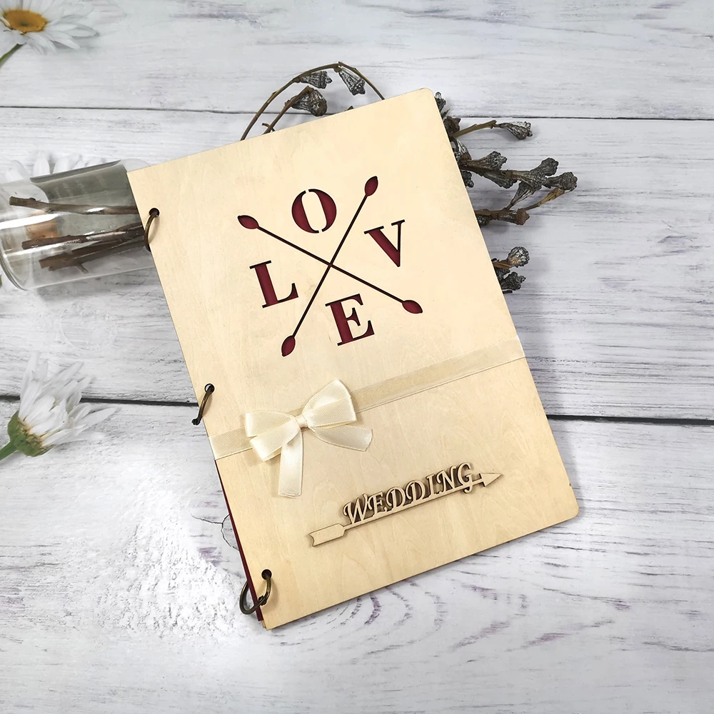 Wedding Book Wood Cover book type photo album