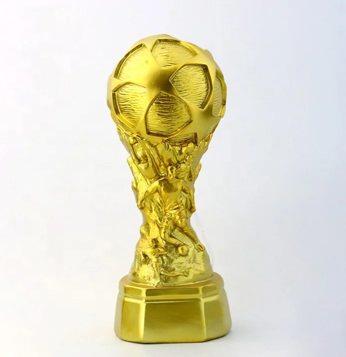 
The world cup soccer trophy 