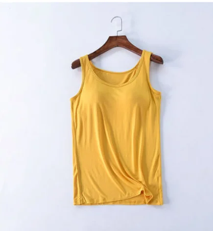 Бюстгальтер-топ с накладкой на груди, Майки из модала, женский свободный бюстгальтер с большим дном, цельный, разные цвета, опционально закрывающийся на грудь, ледяной шелк