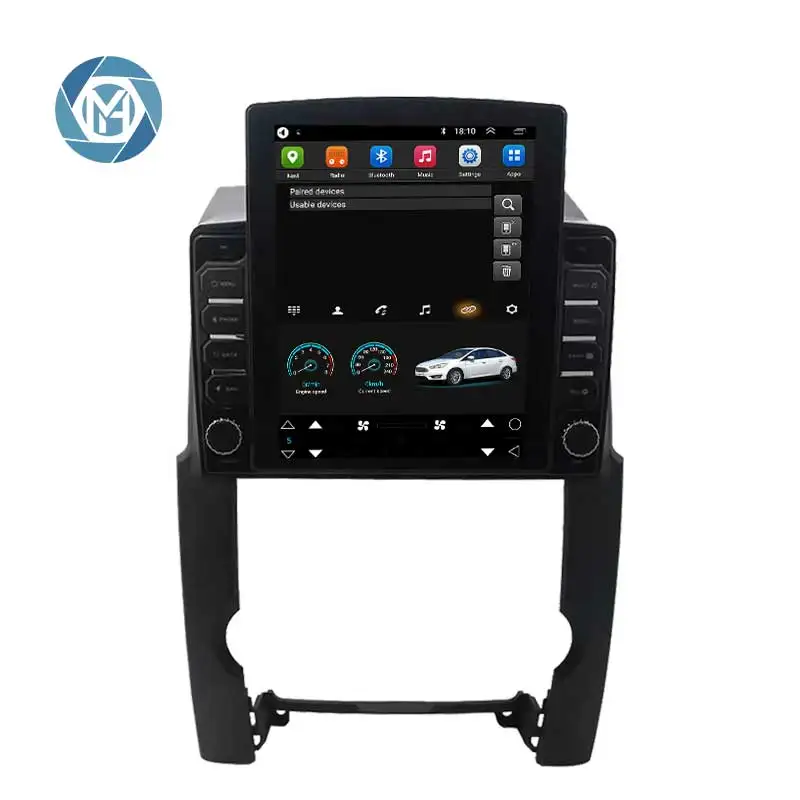 9.7' Universal Android 2 Din Vertical Screen Car Radio For KIA Sorento 2 XM 2009-2012 With Navigation GPS FM  Car Radio Stereo