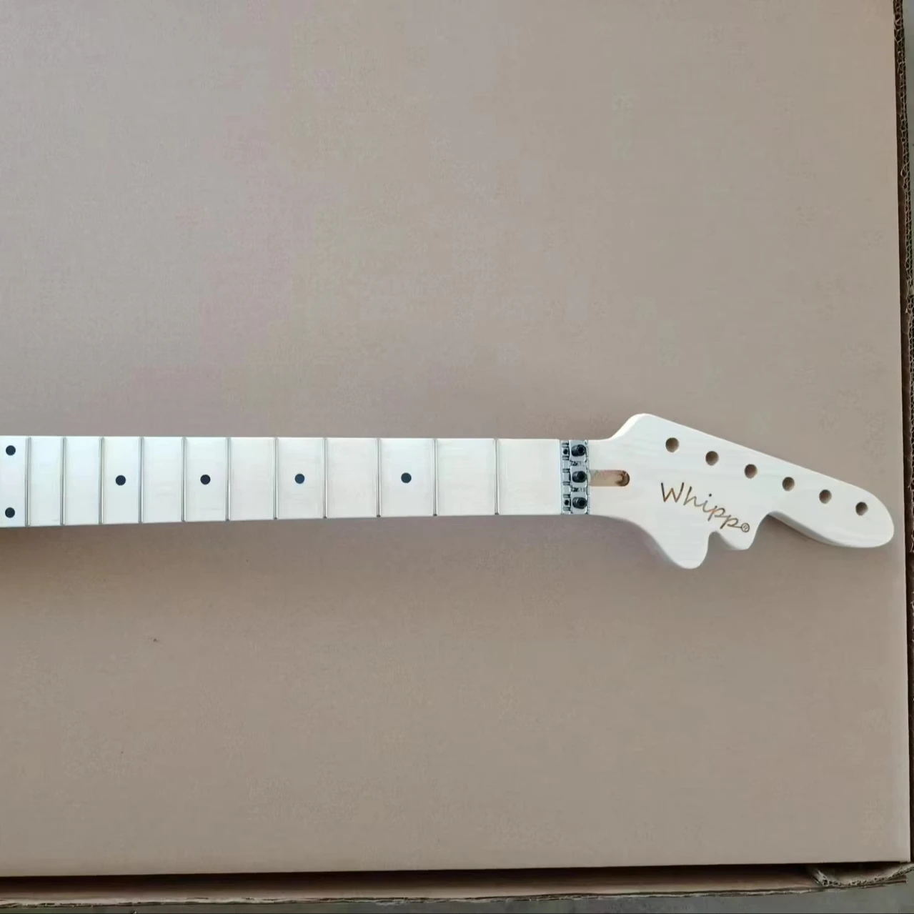 Unfinished Guitar Neck Wood Electric Guitar Replacement DIY Guitar ST Style DIY Accessory