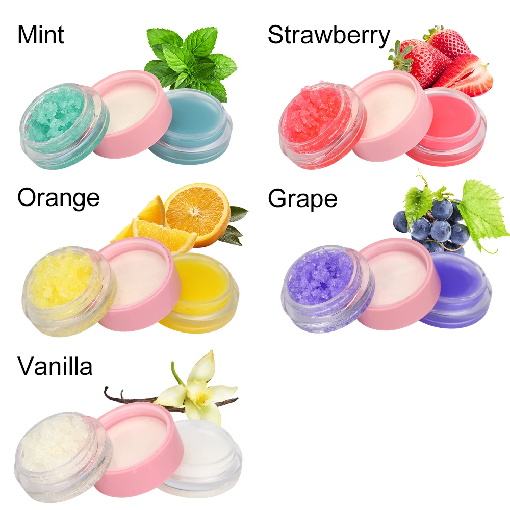 Private label balsamo labial custom lip balm private label 2 in 1 lip scrub and balm
