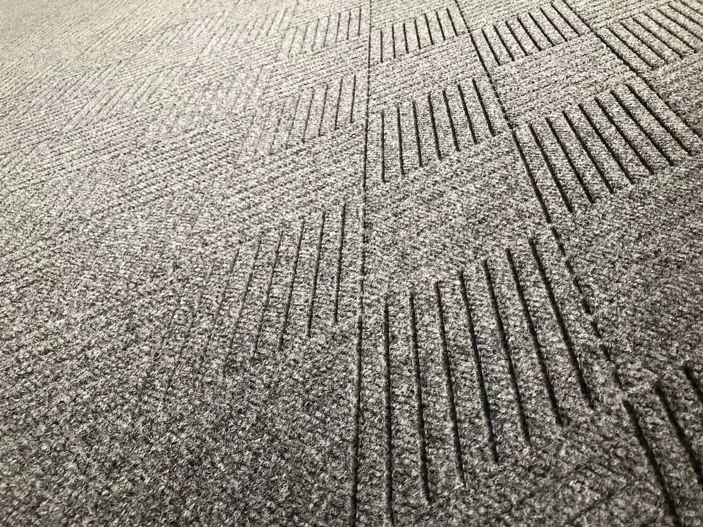 Heavy duty Anti Slip Rubber Backing PP Material Indoor Outdoor Doormat embossed floor door mat