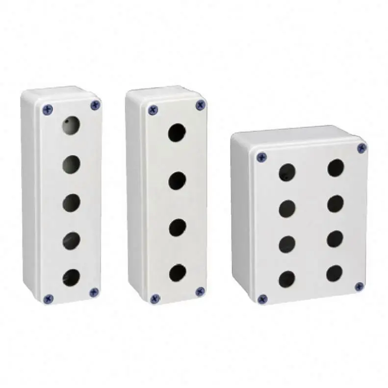 1/2/3/4 Way Start Stop Push Button box Remote Control Enclosure Custom hole drilling empty push button operations Motor control