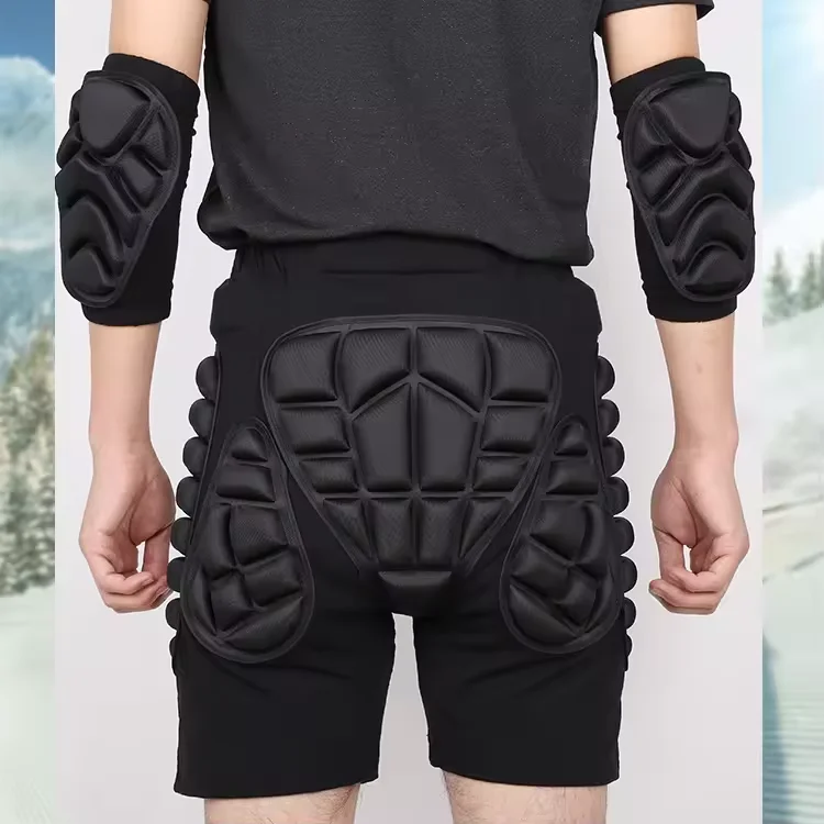 Impact Gear Crash Pad 3D Hip Protection EVA Butt Pads Protective Padded Shorts for Skiing Skating Snowboarding Skateboarding