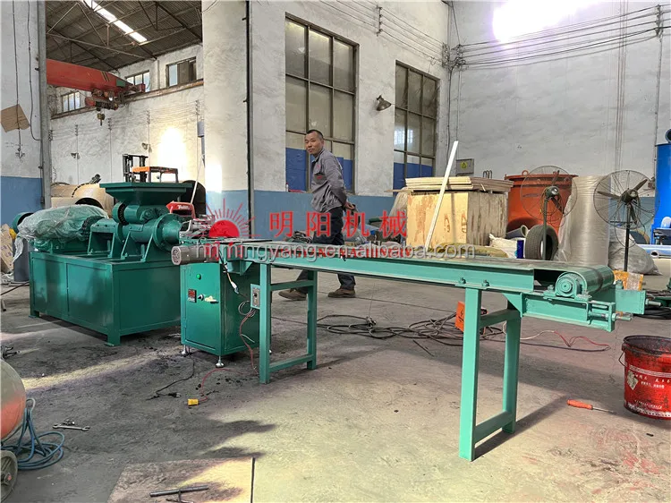Fully automatic bio char coconut charcoal briquette machine with reasonable price