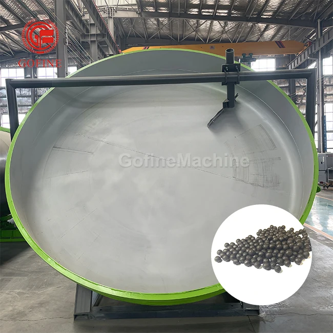 Fertilizer Disk Pan Pellet Line Round Pan/Disc Granulator/Organic/Low Investment/Animal Manure