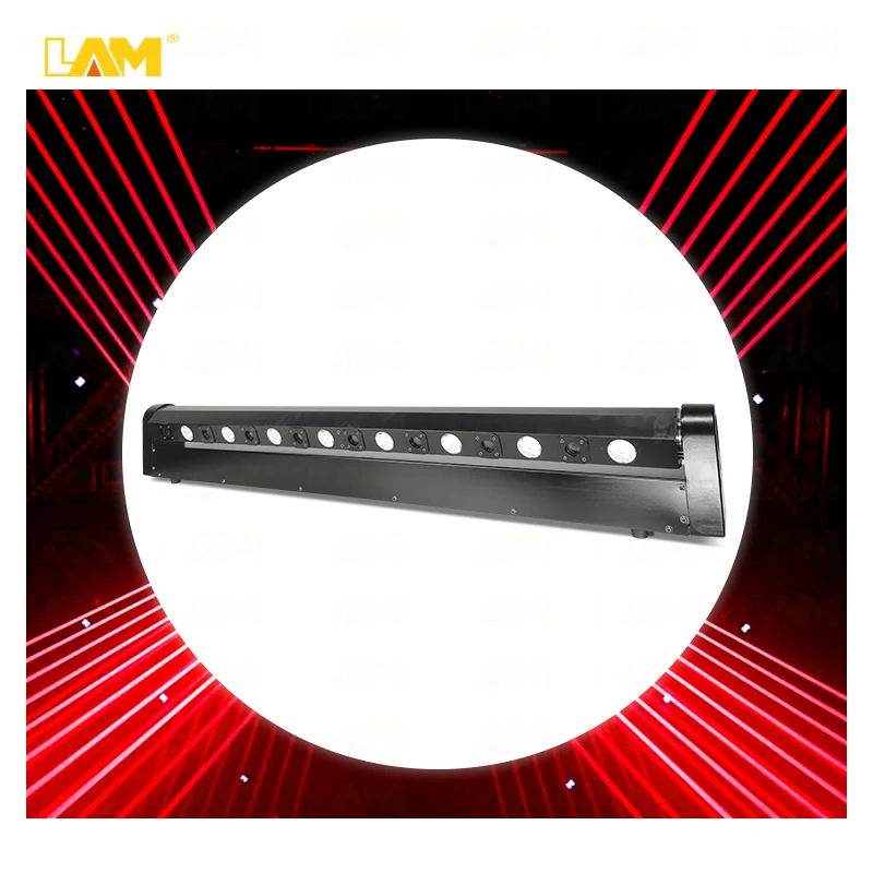 LAM 8 Eyes Laser 8 Beam Moving Head Lights RGB Color 8+8 Laser Beam Bar Moving Head Light for Night Club Disco