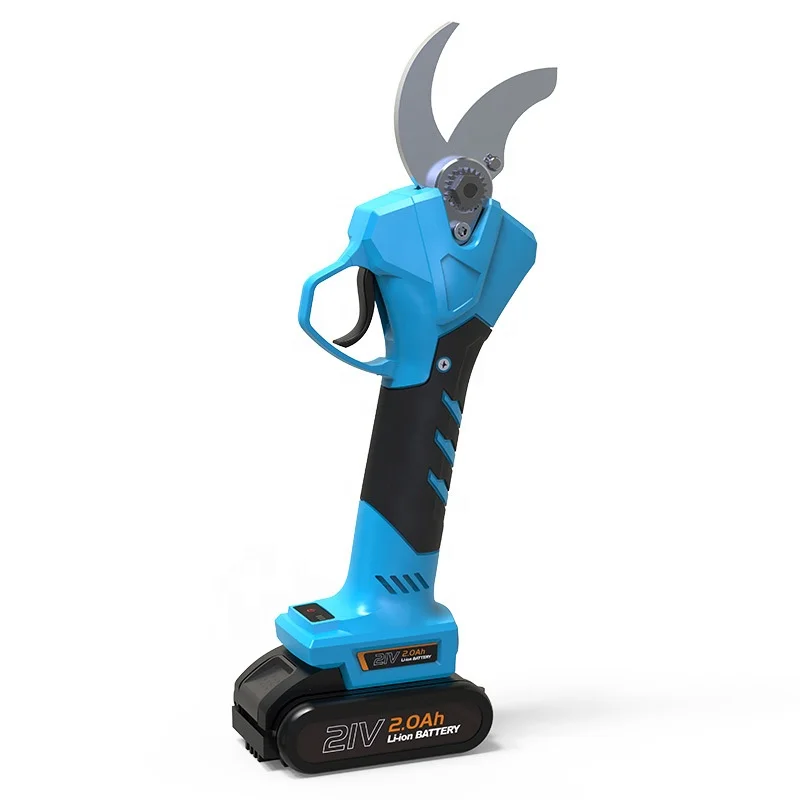 40mm Cordless Powered Garden Tree branch wood cutting electric scissors Pruner Electric Pruning shears