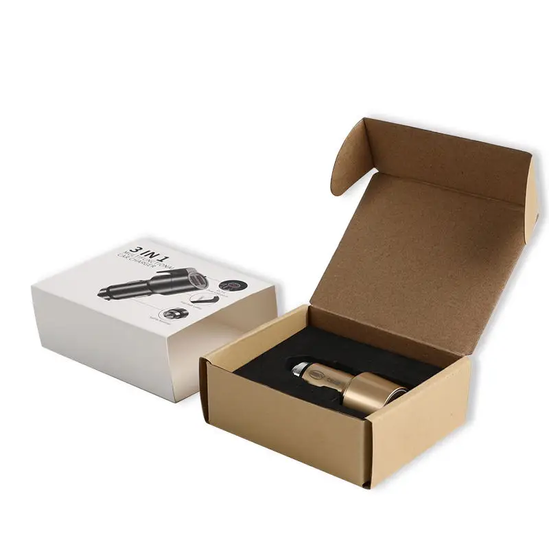 
Luxury Promotion 30W Quick Charger QC 3.0 Dual USB Car Charging Aluminium Alloy Car Charger with hammer and knife 