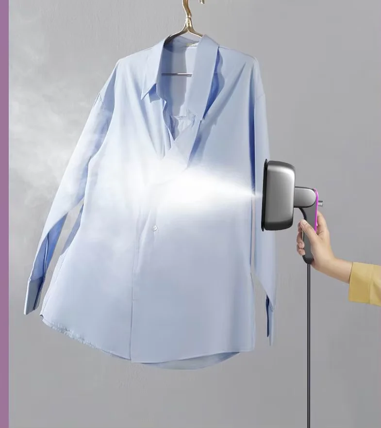 Portable 220V Mini Ironing Machine with US Plug Handheld Garment Steamer for Hotel Use Dry Travel Style CB Certified