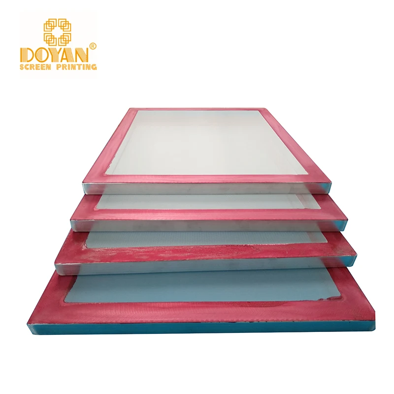 Stable tension screen printing accessories customized 23x31' meshed screen frame aluminum silk screen printing frames