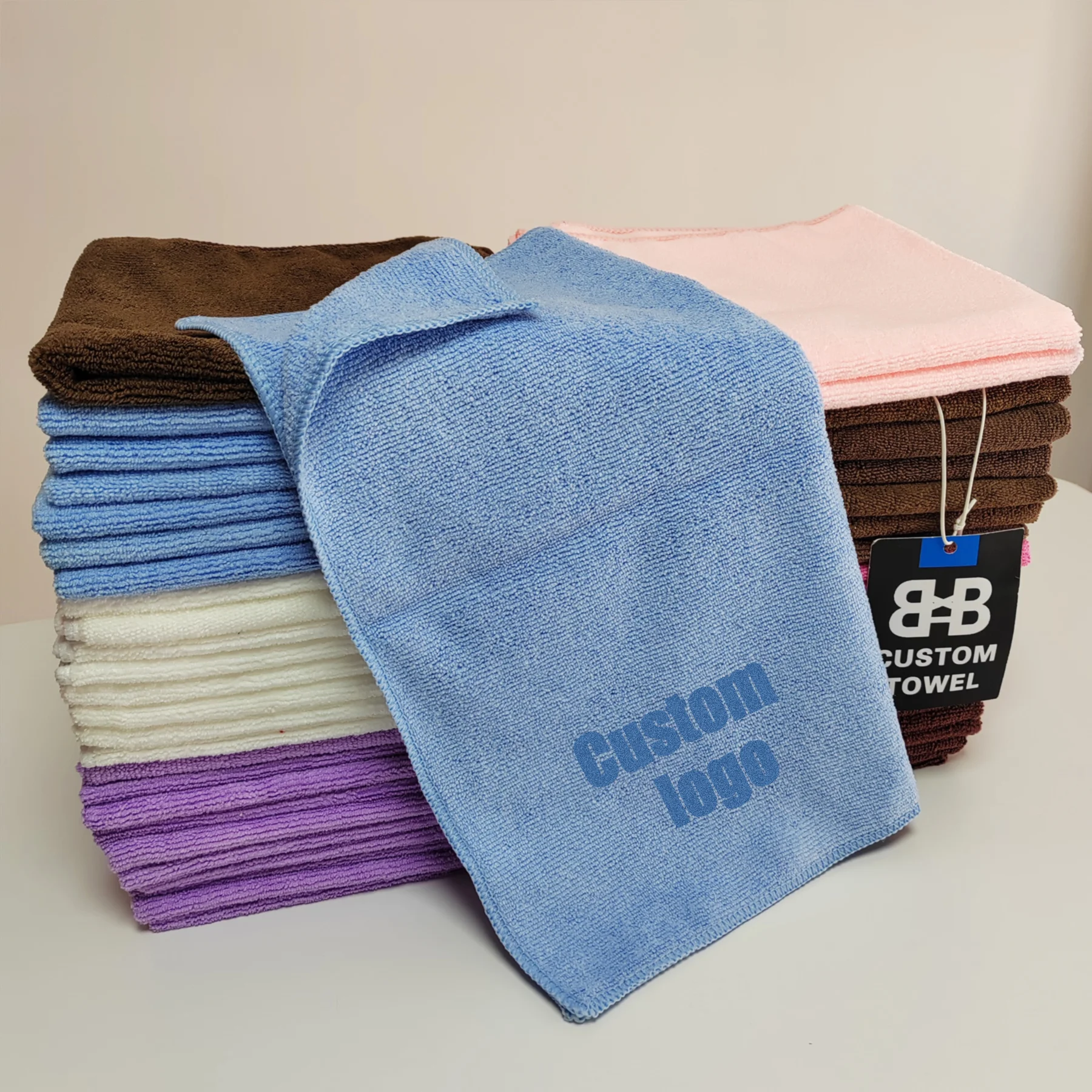 Household cleaning, kitchen cleaning, household cleaning cloth, car washing towel, thickened ultra-fine fiber square towel