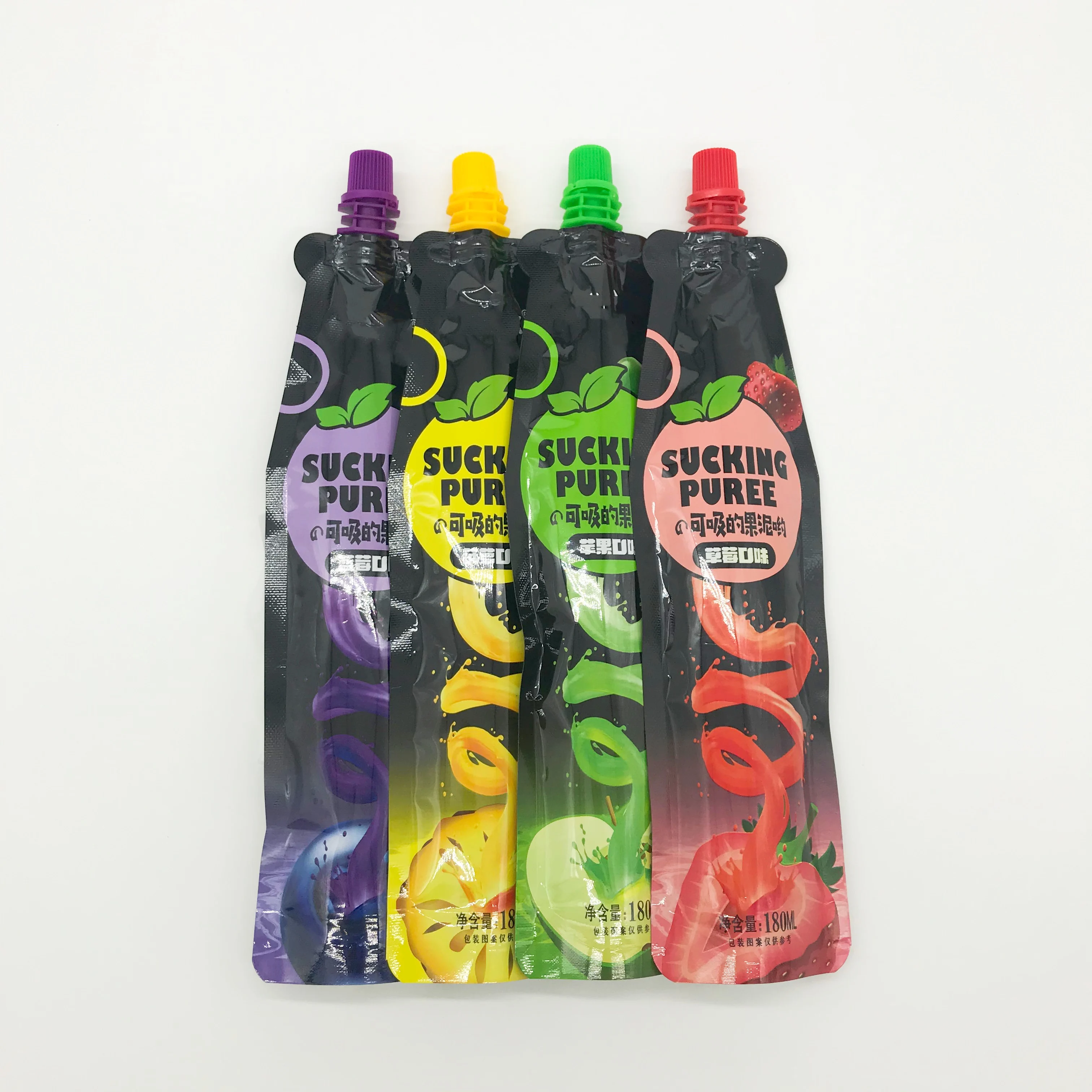 Custom package water spout pouch bag juice beverage packing nozzle bag Stand-up drink bag