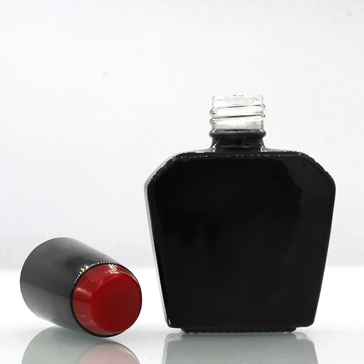 Fashion cosmetic nail polish oil new design nail gel polish bottle glass empty uv gel nail polish bottle