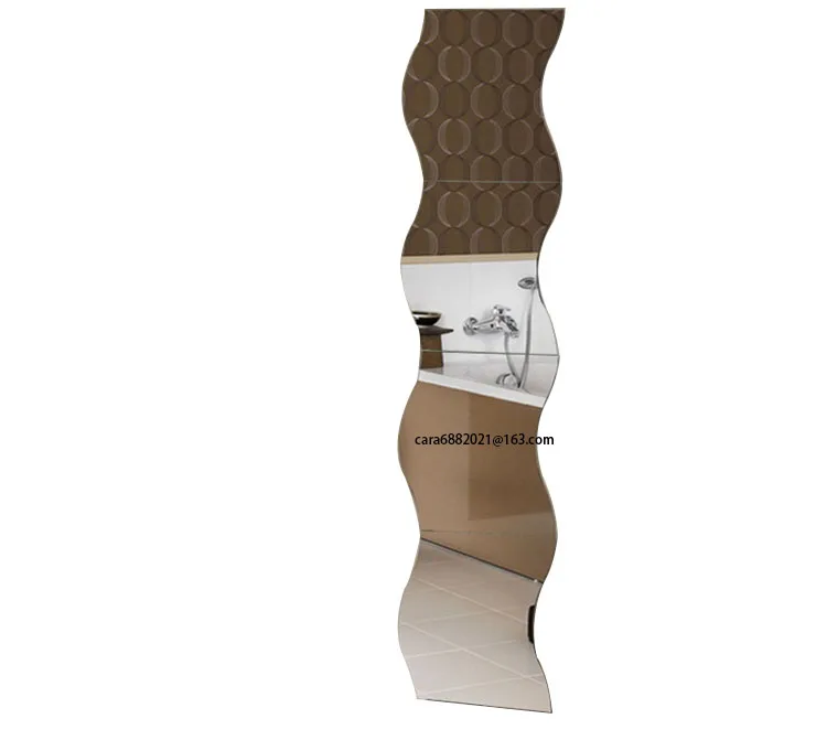 cheap wholesale simple 6 pack Decorative bathroom wall mirror tiles/ adhesive beveled mirror titles 30x30 hexagonal mirror 18x21