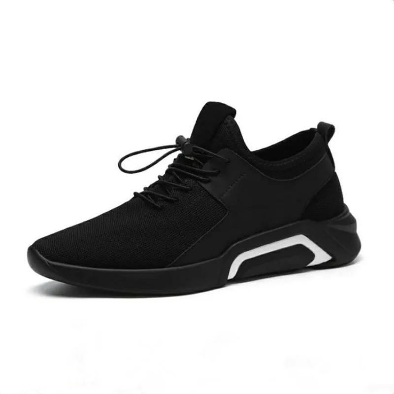 Оптовая продажа, мужские черные кроссовки, уличная спортивная обувь