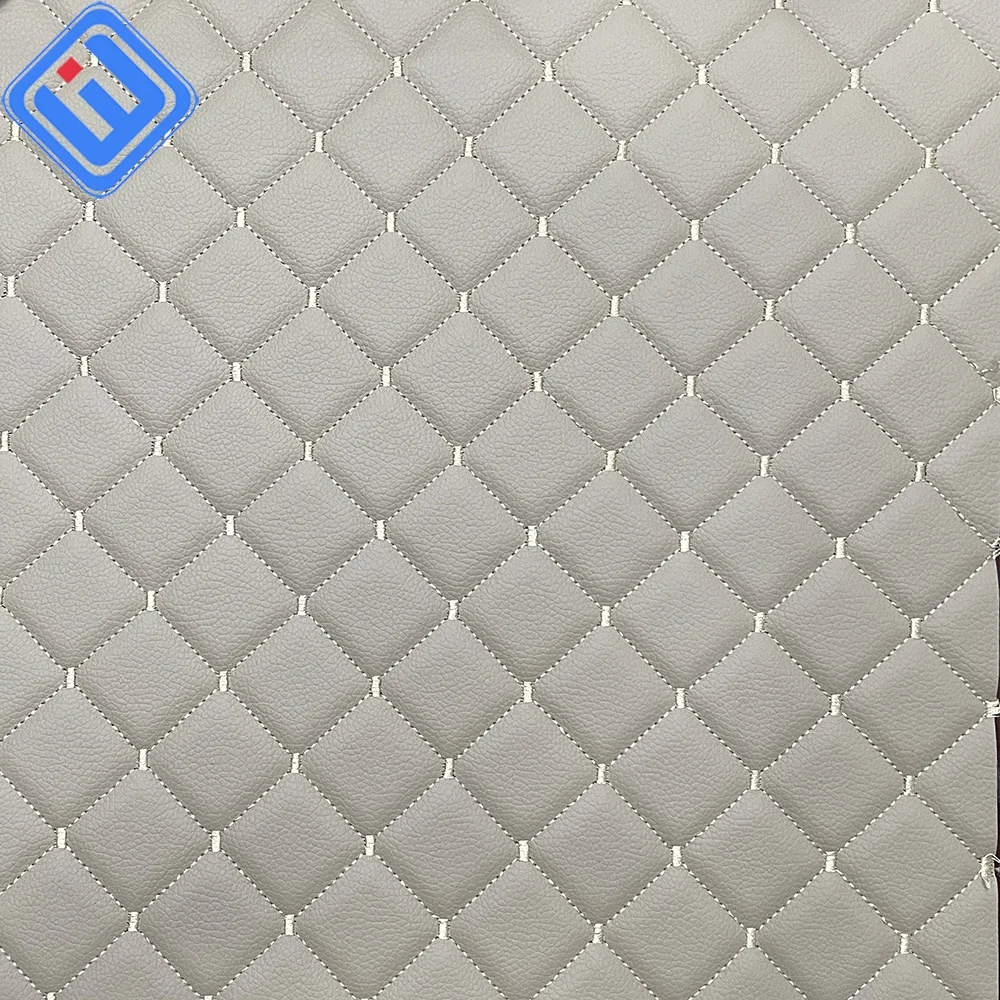 Hot Sale Pvc Embroidery Leather For Car Mats Universal Pvc Car Mats Car Floor Carpets Mat