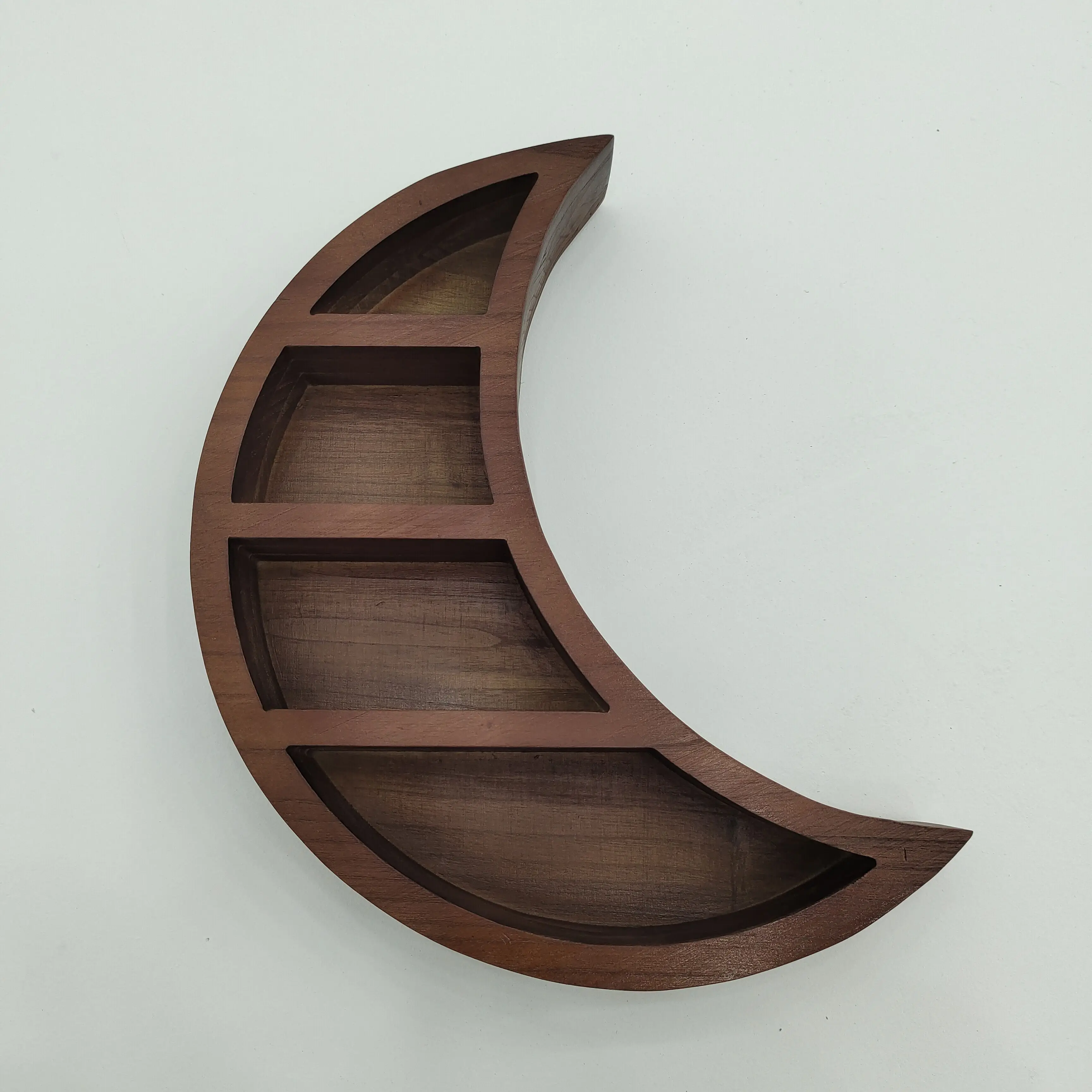 
Wall Mounted Moon Shelf Wooden Floating Shelves storage shelf for home decor 