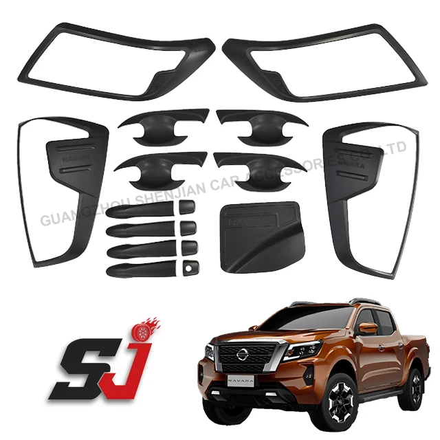 Popular accessories Car Exterior Accessories car garnish set combo set For 2021 Nissan Navara Np300