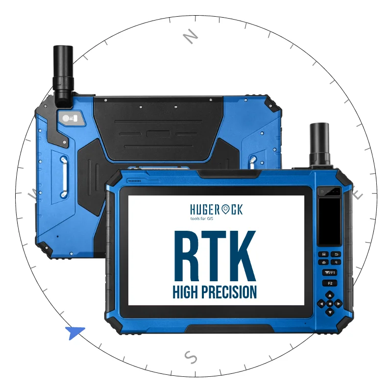 HUGEROCK G101F Business for Professional Android 1000 Nit Industrial Drones Accessories Antennas Gps Gnss Receiver Rug Tablet PC