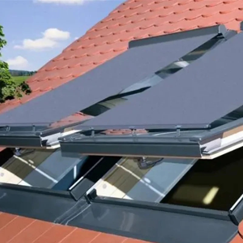 Latest design custom electric roof window with aluminum roof hanging window glass skylight