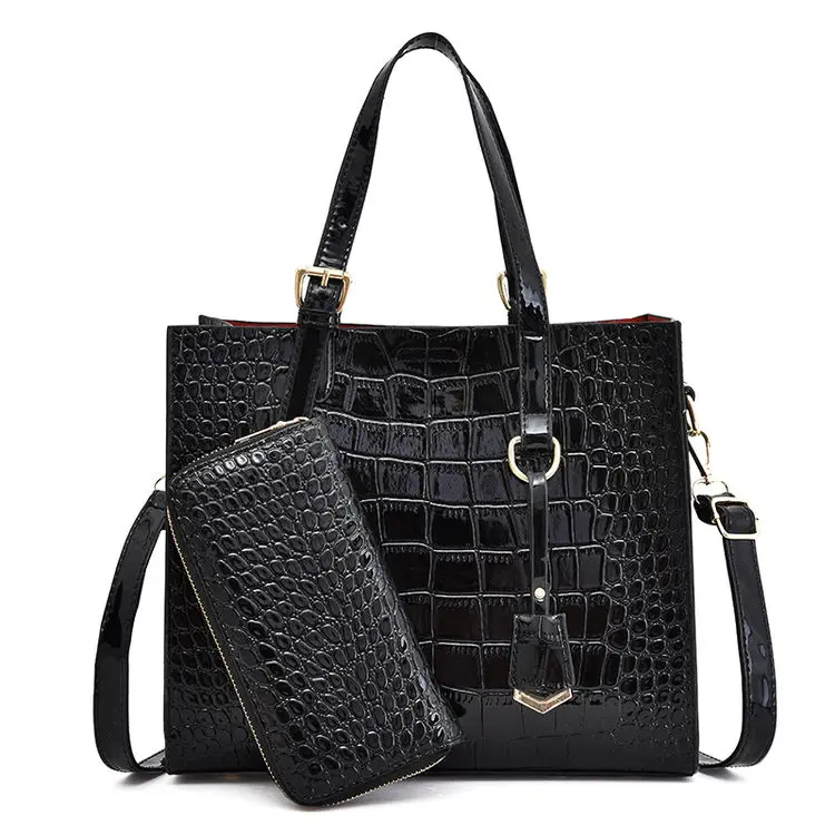 Dropship Luxury Women Hand Bags Shoulder Hot Sale Crocodile Pattern Purses And Handbags