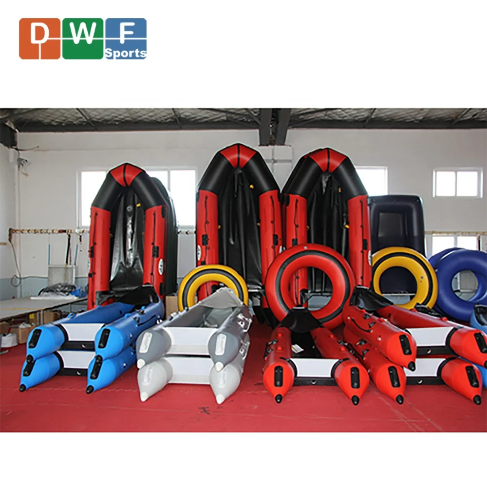 BSCI/EN Inflatable Boat PVC or Hypalon Zodiac Fishing Boat with Fordable Aluminum Floor Design and Tent