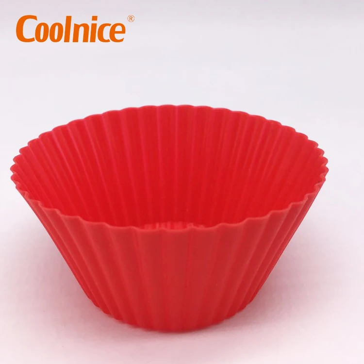 Food Grade Silicone Cup Cake chocolate mold silicone plastic egg tart  tray mold