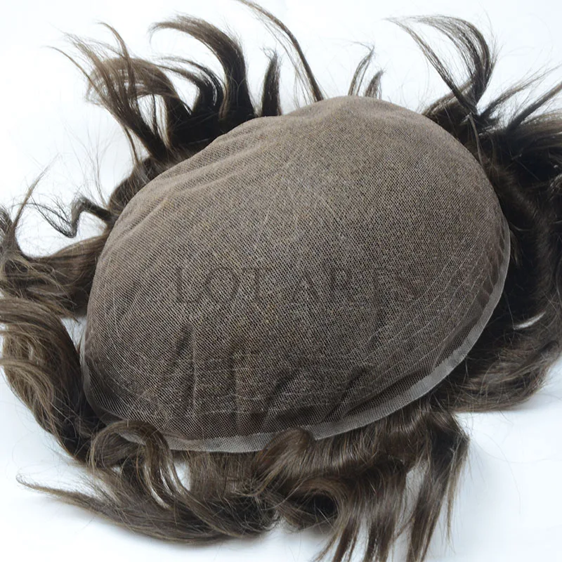 
Popular Super natural Human Hair Stock All Lace Mens Hair pieceToupee Wholesale Hair Wig 