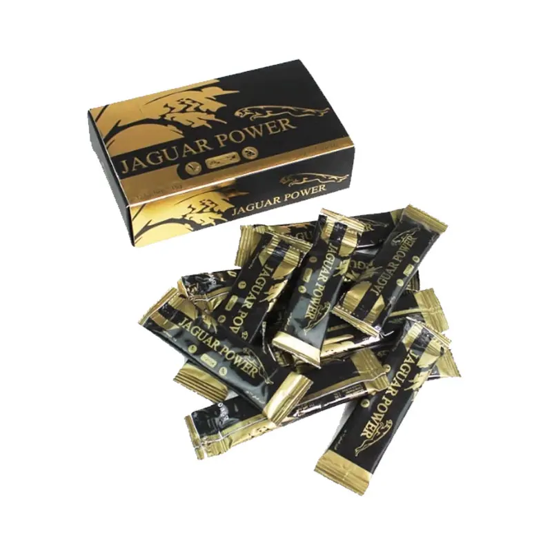 Topx Hot Sale Full Nutrition Premium Quality Rich in Vitamins Jaguar Power Honey Sachet.
