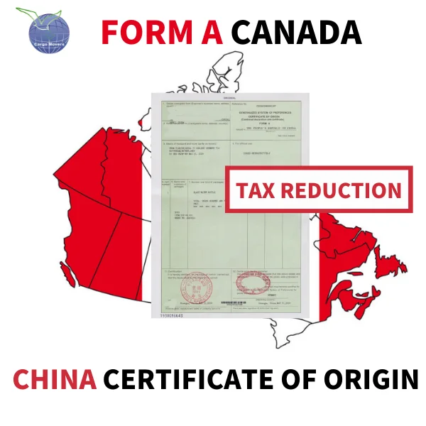 Сертификат происхождения для импорта Канады