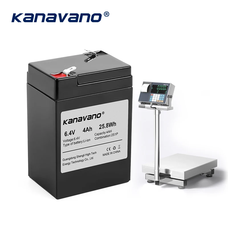 6.4V 4Ah CE Certified Lithium Iron Phosphate Battery rechargeable Lifepo4 Pack for electronic scale
