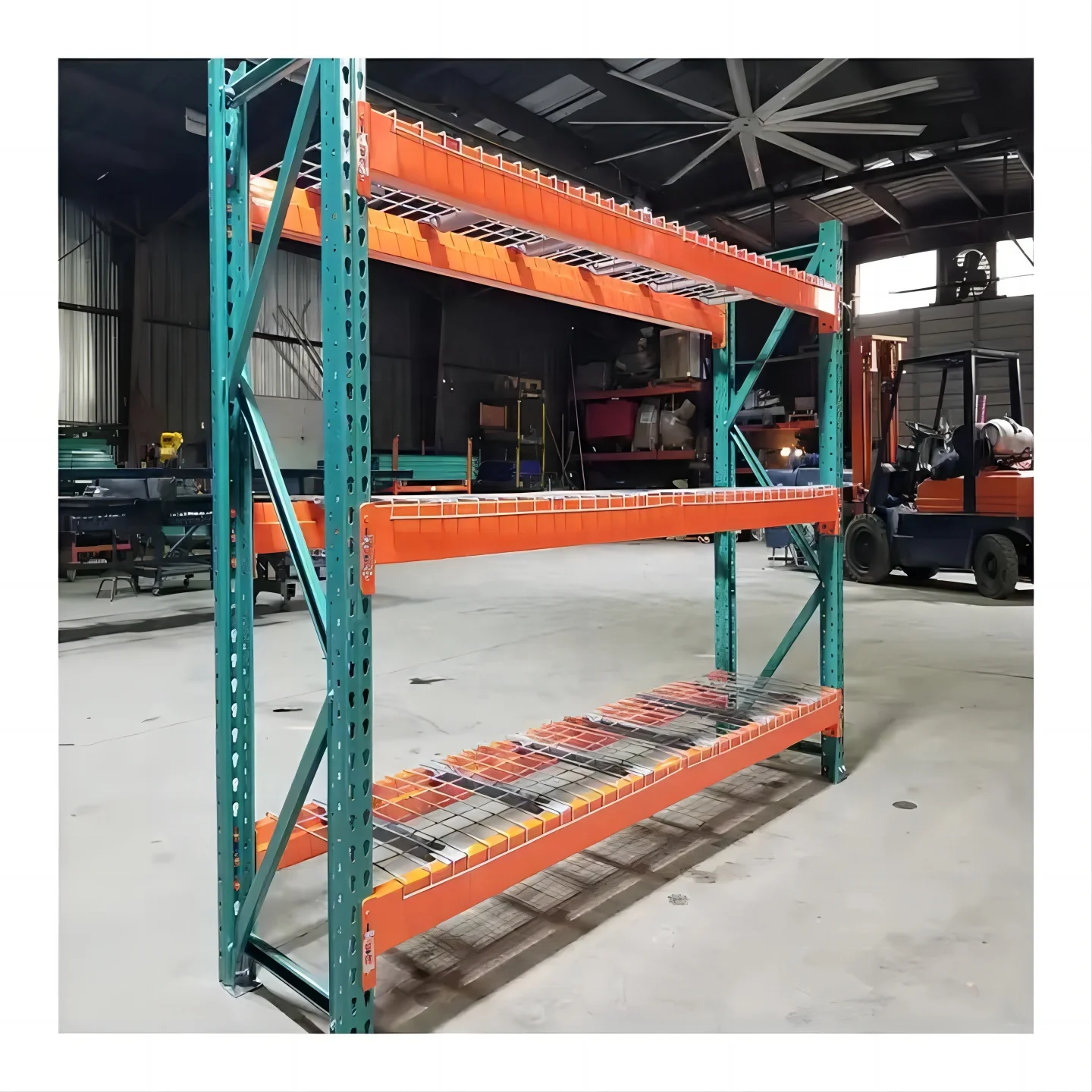 Warehouse Industrial Garages Boltless Teardrop Heavy Duty Pallet Shelf Storage Rack Metal Iron Steel Shelving Unit