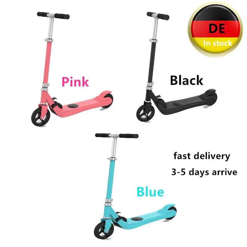 ЕС наличии Patinete Infantil Электрический Скутер Складной Trotinette Electrique Регулируемый скутер, способный преодолевать Броды для детей NINOS От 6 до 8 лет