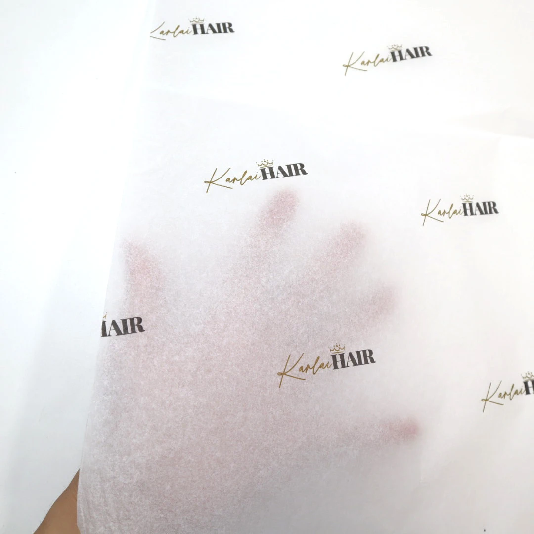 Custom Foil Stamping Tissue Paper Wrapping Paper For Clothing Packaging