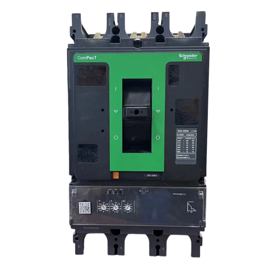 Hot Sales NSX400N Moulded Case Circuit Breaker 3-Pole 400A with Trip Unit 50kA/415VAC Compact Design