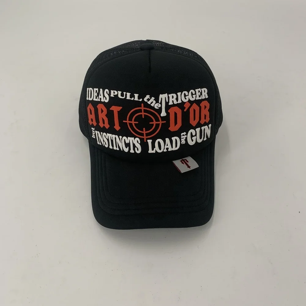 Printed Logo Custom Foam Trucker Mesh Cap 3d Puff Print Trucker Hat
