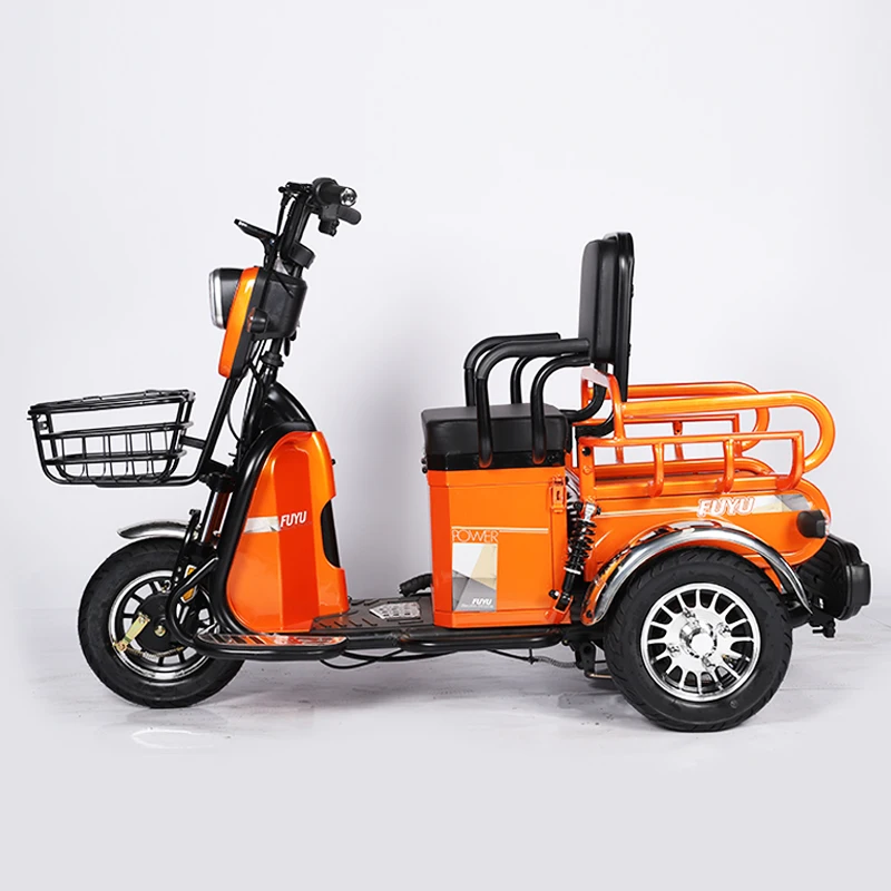 2022 Eec 3 Wheel Passenger Cargo Tricycle Two Seat Electric Scooter Bicycle 48v for Adults And Old People
