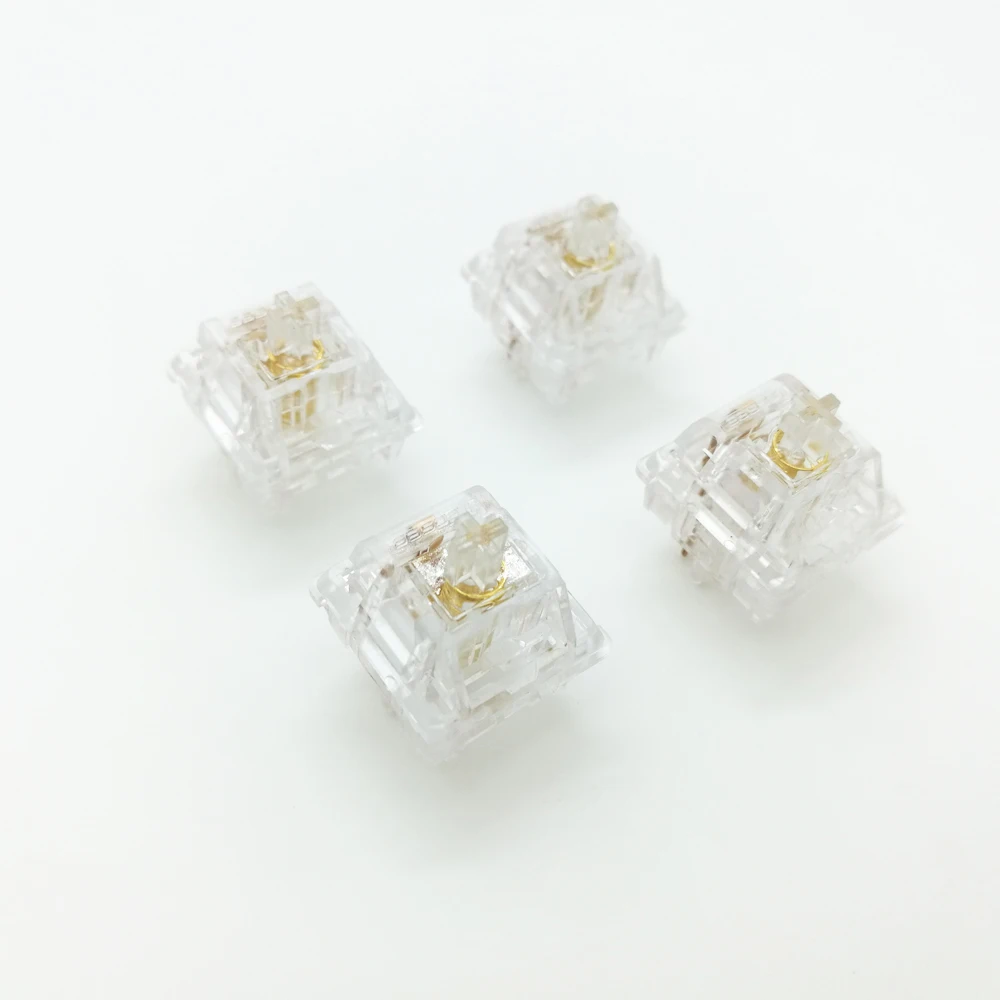 Tecsee ледяные конфеты переключатель PC корпус PC линейный стержень 63,5 г двойная Золотая пружина как V3 водяные короли