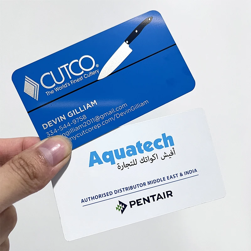 Premium Custom Metal Business Card with Qr Code Spray Paint Metal Souvenir Card Plain Laser Cut Engraving Metal Card